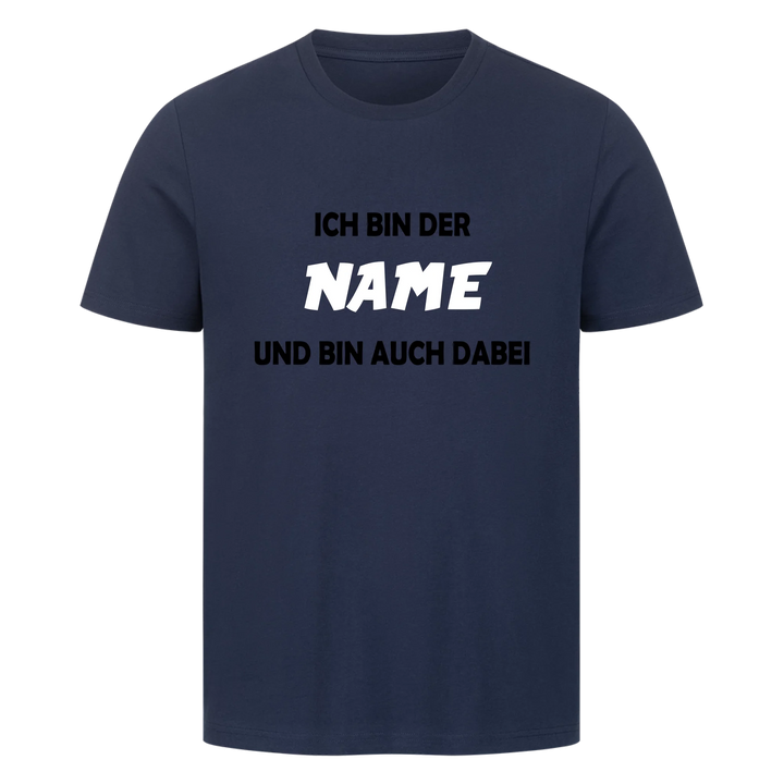 Mock Up Tshirt Navy front