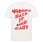 Higher Blanks T-shirt Back Natural Raw