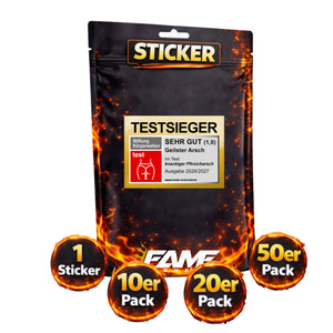 TESTSIEGER Geilster A*sch Malle Sticker