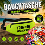 Bauchtasche gefüllt mit 1 MEGA-Bundle Sticker-Set (50 Sticker-Motive je 1x)