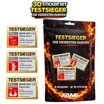 TESTSIEGER – Die heißesten Kurven - Malle Sticker-Set (30 Sticker)