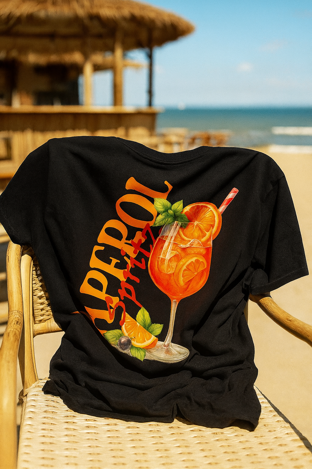 "APEROL Spritz" Oversized Shirt