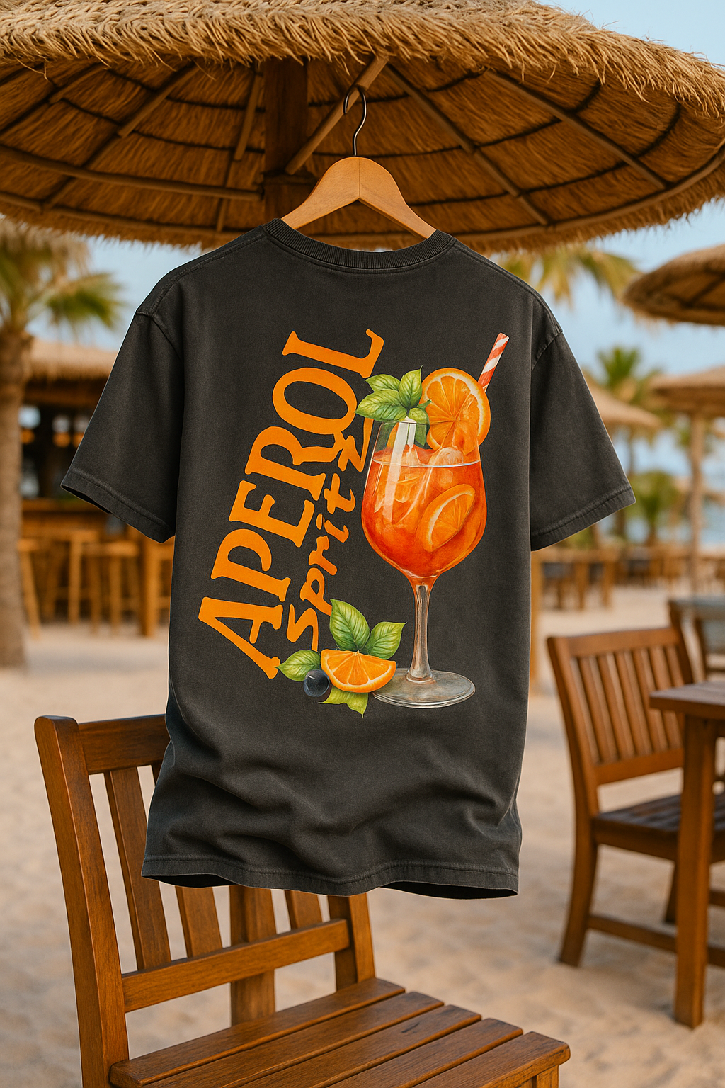 "APEROL Spritz" Oversized Shirt