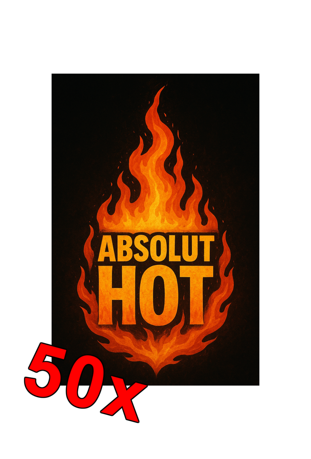 Absolut HOT Malle Sticker