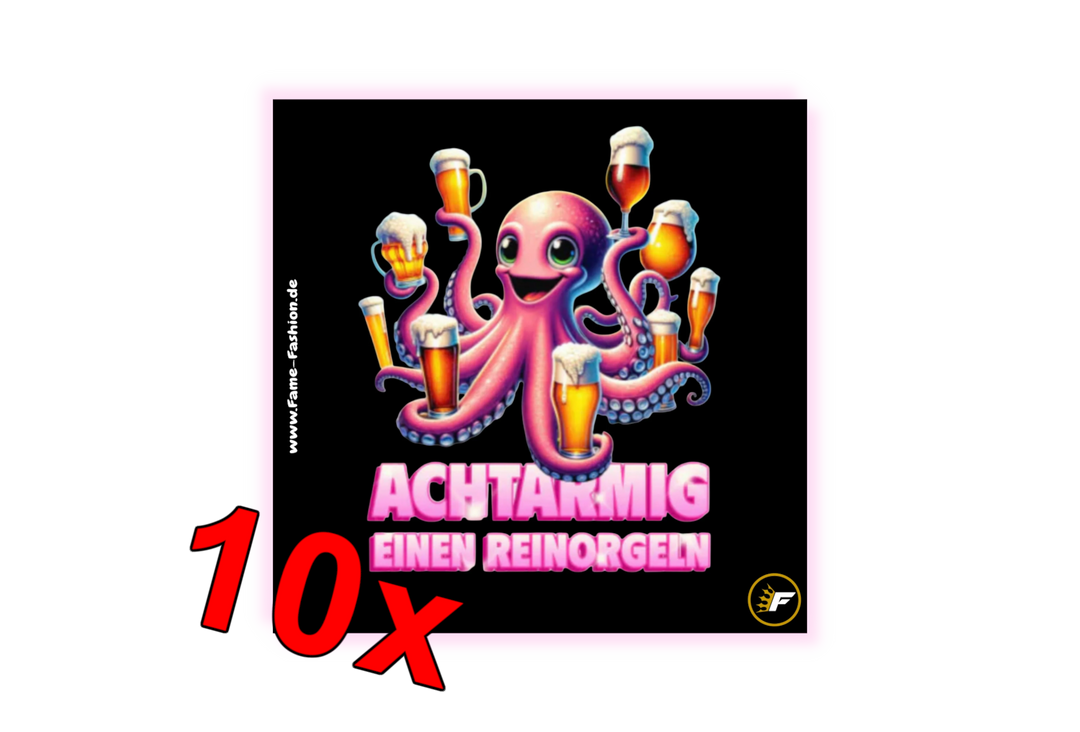 EIGHT-ARMED A PURE ORGAN MALLE STICKER