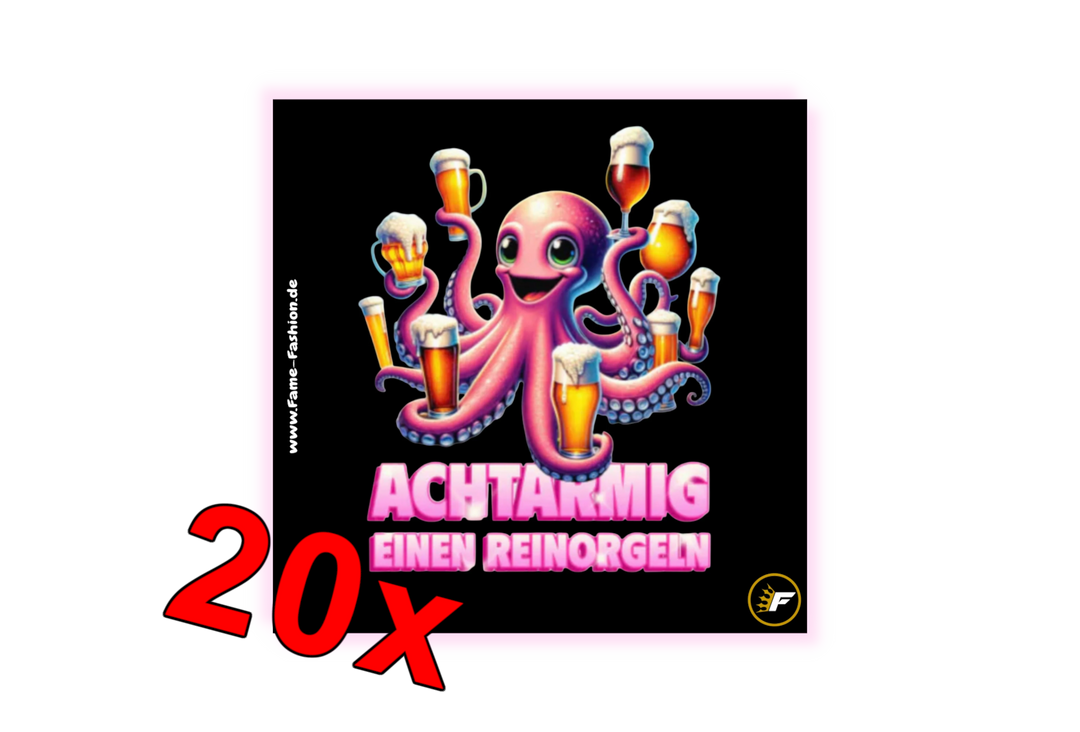 EIGHT-ARMED A PURE ORGAN MALLE STICKER