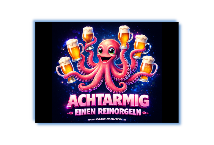 Achtarmig einen Reinorgeln 2.0 Malle Sticker