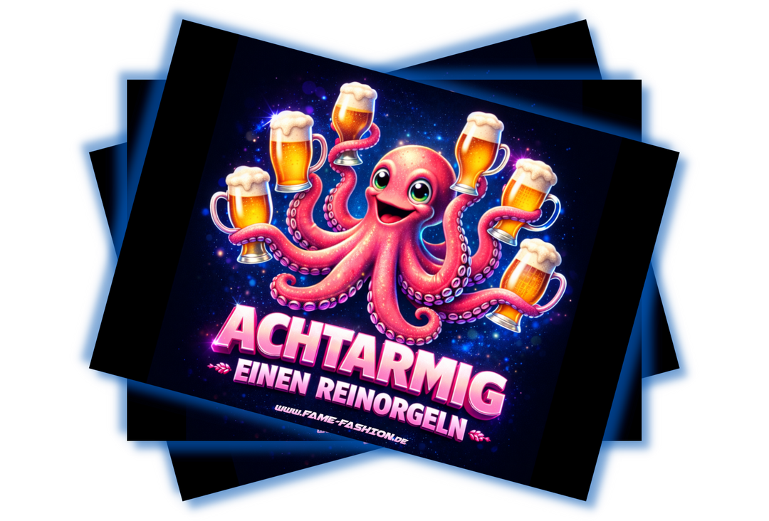 Achtarmig einen Reinorgeln 2.0 Malle Sticker