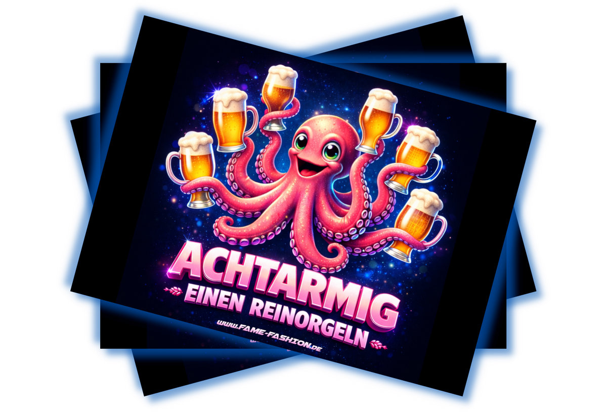 Achtarmig einen Reinorgeln 2.0 Malle Sticker