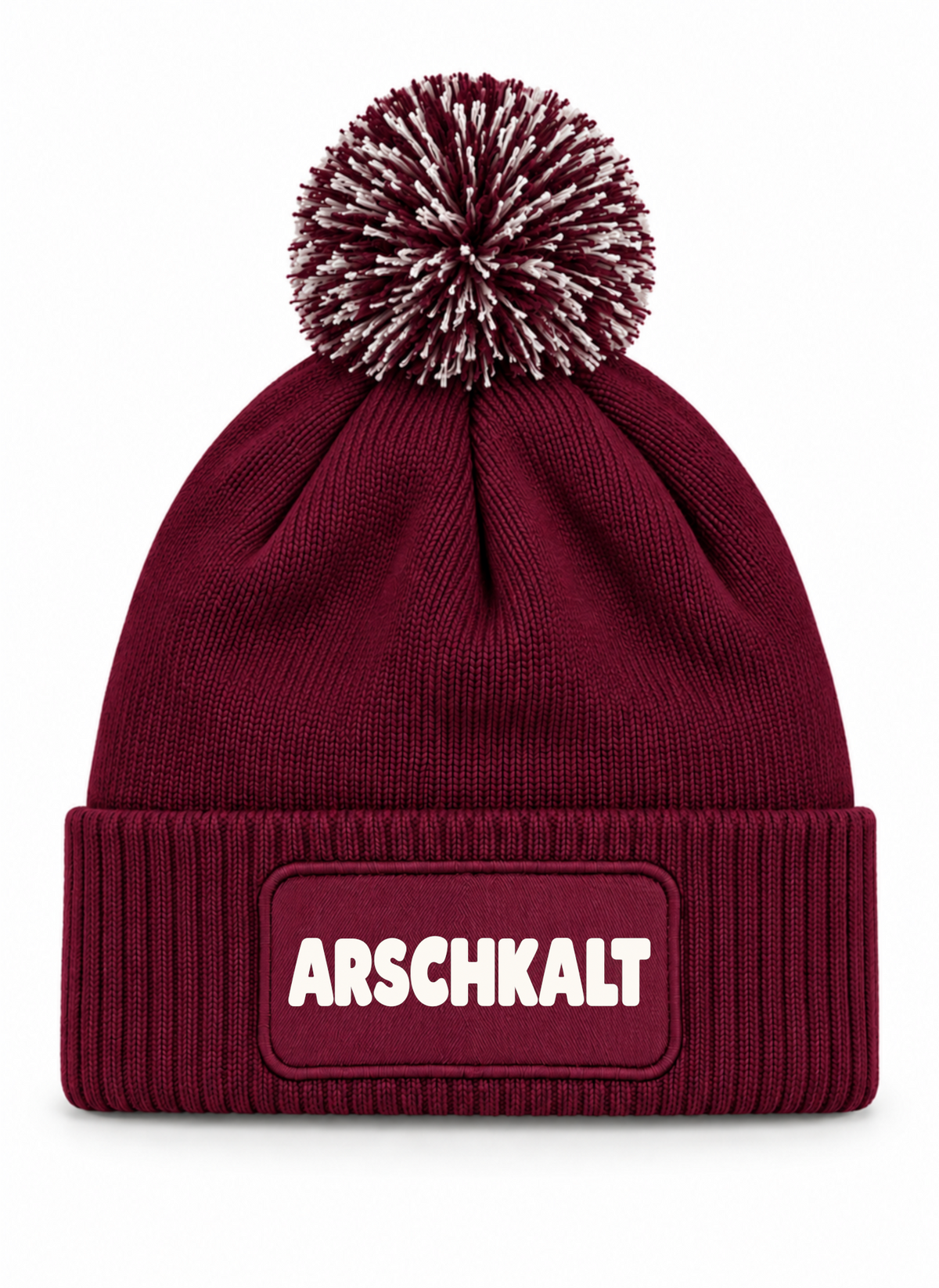 Arschkalt - Beanie mit Bommel