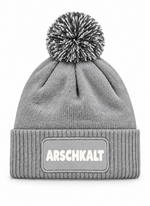 Arschkalt - Beanie mit Bommel