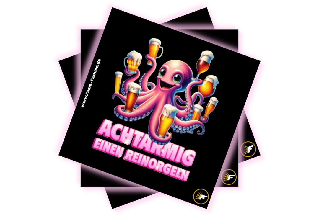 EIGHT-ARMED A PURE ORGAN MALLE STICKER