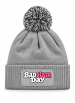 Bad Hair Day - Beanie mit Bommel