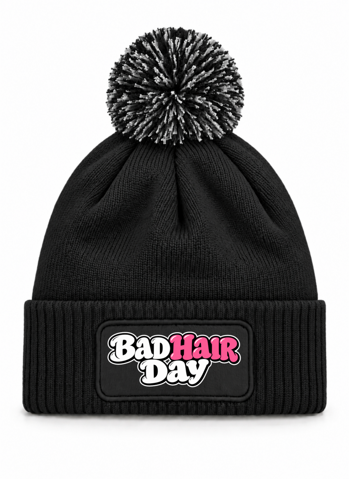 Bad Hair Day - Beanie mit Bommel