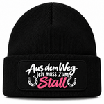 Aus dem Weg ich muss zum Stall - Beanie