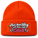 Aus dem Weg ich muss zum Stall - Beanie