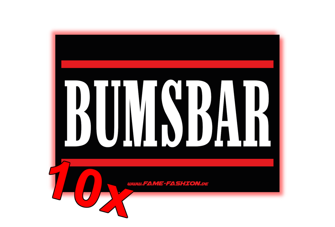 Bumsbar - Malle Sticker