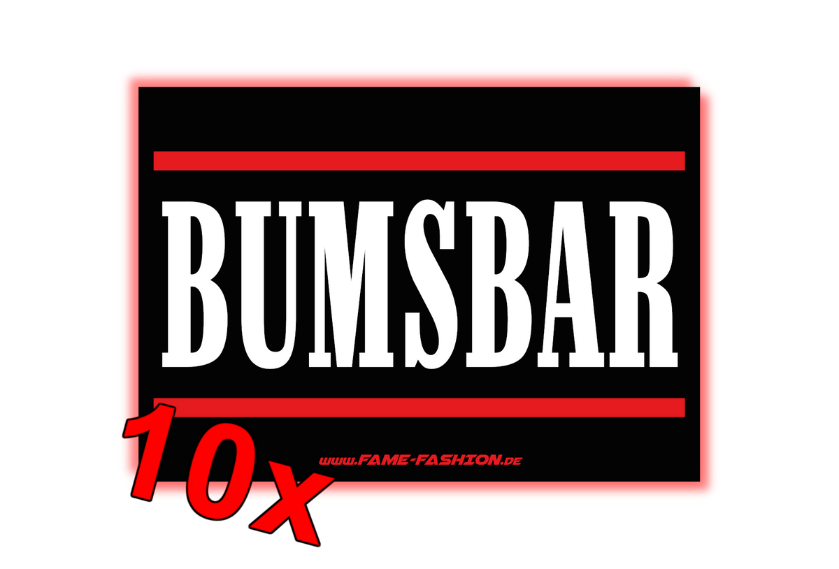 Bumsbar - Malle Sticker
