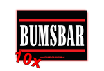 Bumsbar - Malle Sticker