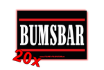 Bumsbar - Malle Sticker