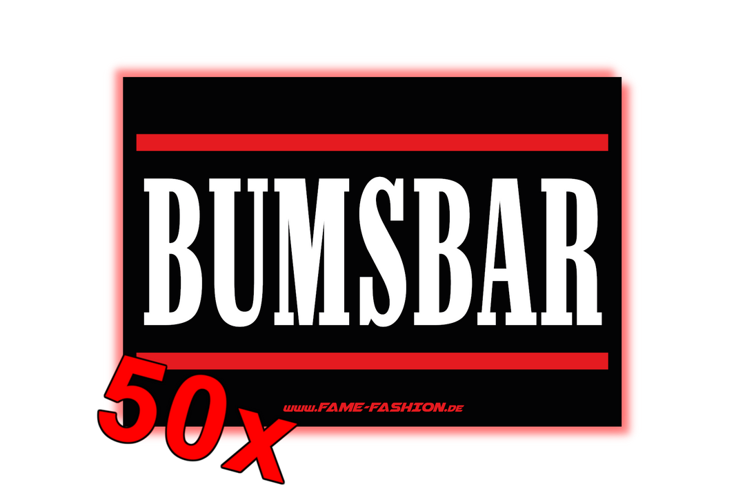 Bumsbar - Malle Sticker