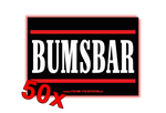 Bumsbar - Malle Sticker