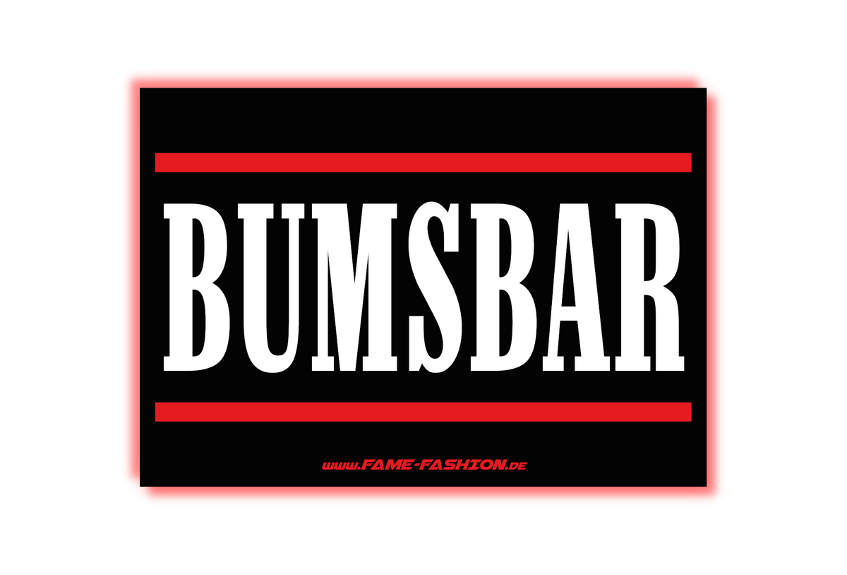 Bumsbar - Malle Sticker