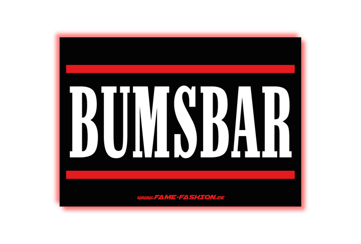 Bumsbar - Malle Sticker