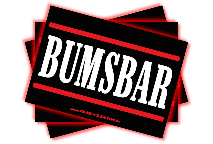 Bumsbar - Malle Sticker