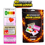 Boob Lover - Malle Sticker-Set (40 Sticker)