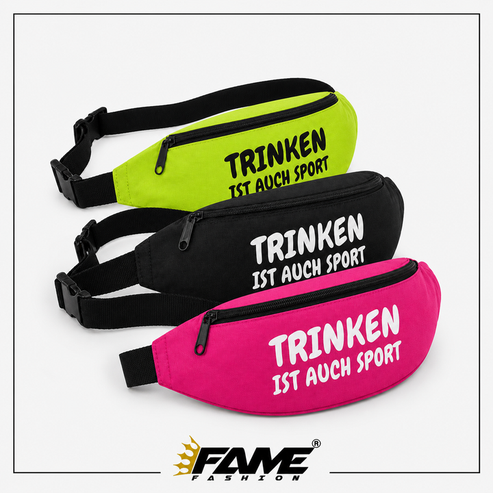 Bauchtasche Trinken ist auch Sport
