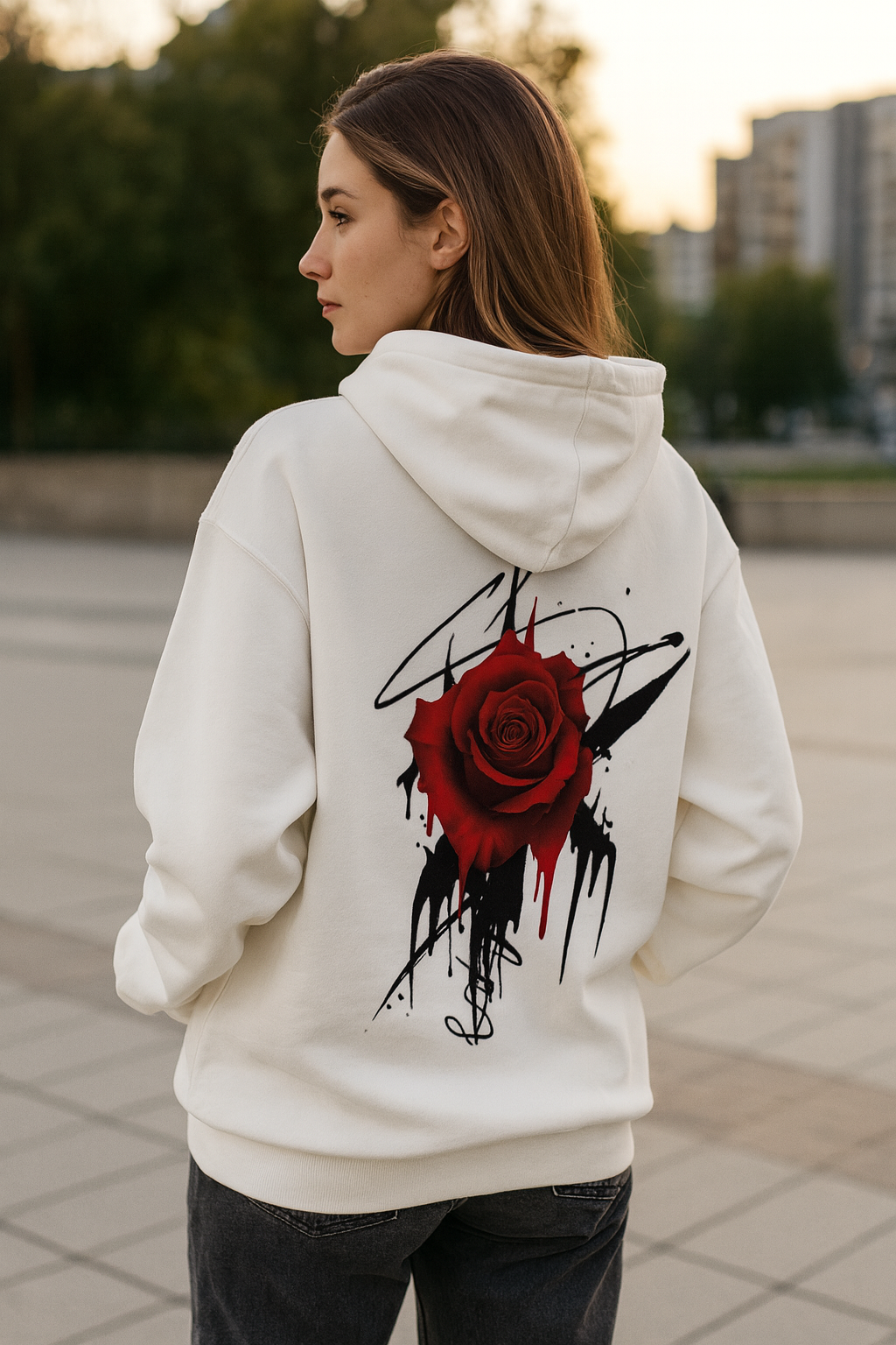 NEW ROSE Oversized Hoodie