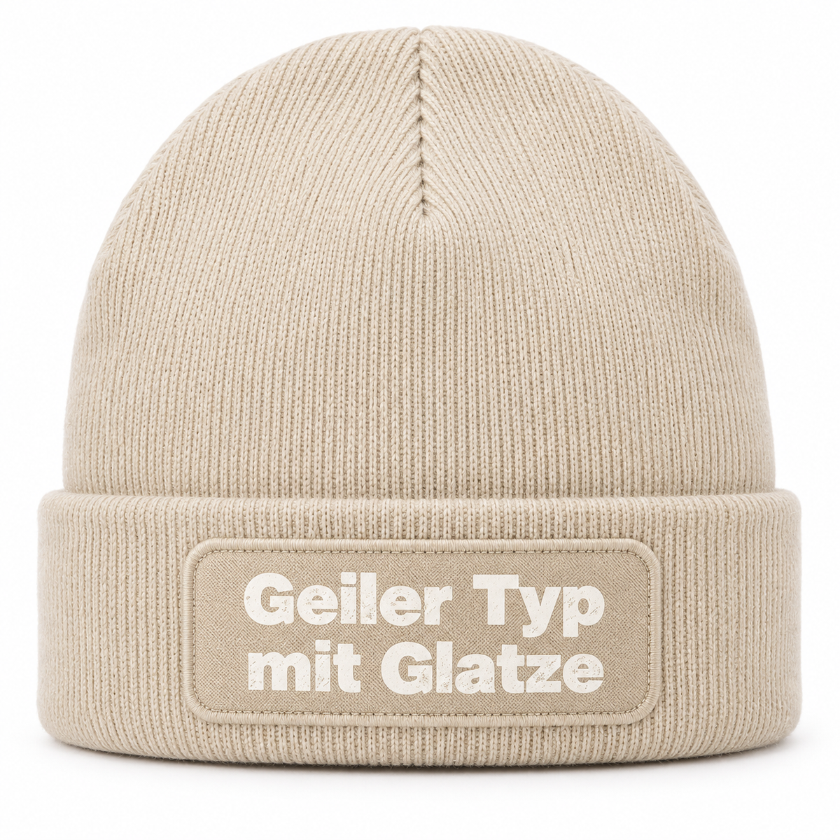 Geiler Typ mit Glatze - Beanie