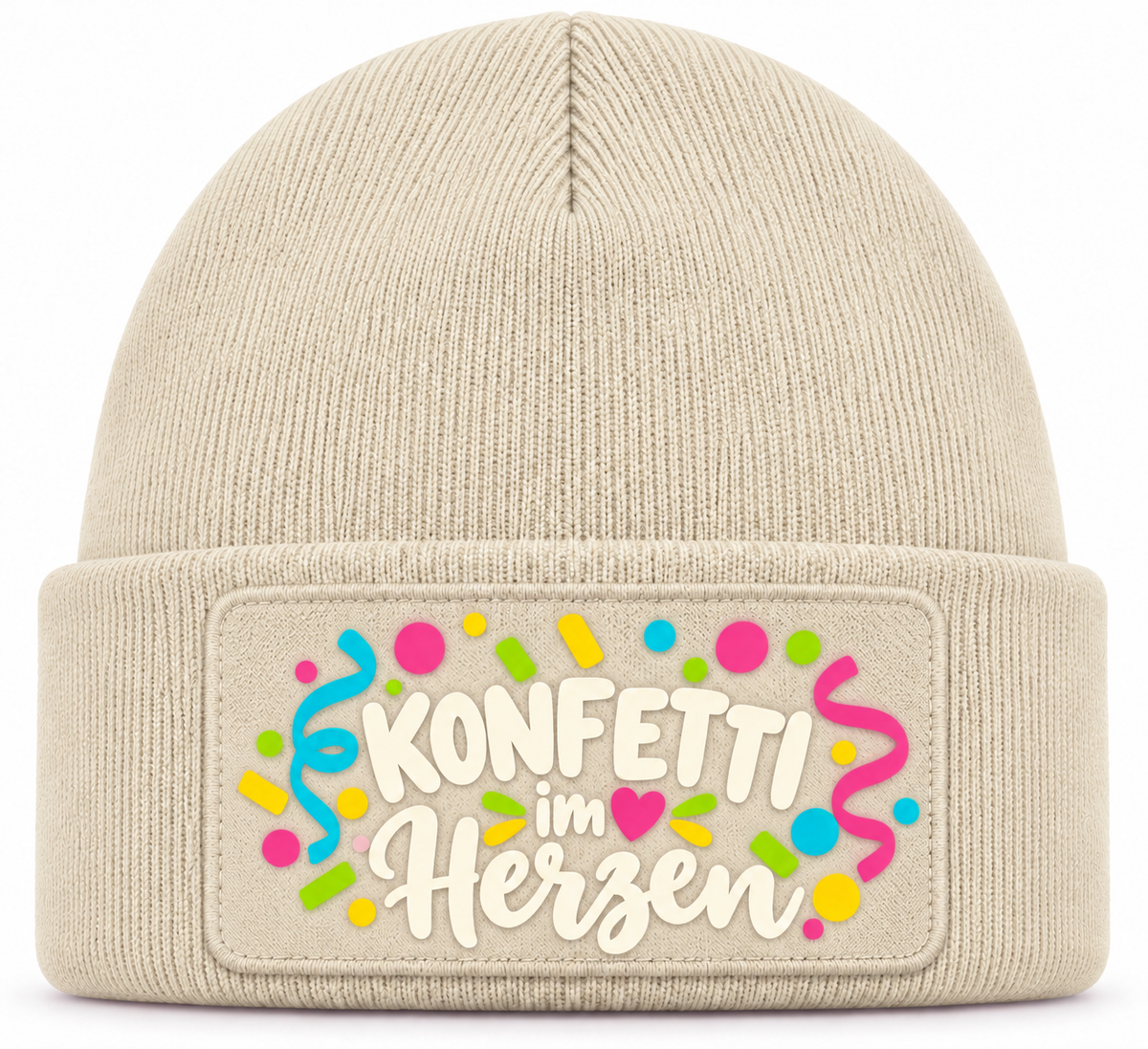 Konfetti im Herzen - Beanie