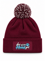 Der Mit dem Hund geht - Beanie mit Bommel