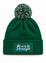 Der Mit dem Hund geht - Beanie mit Bommel