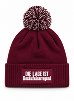 Die Lage ist Besäufniserregend 1.0 - Beanie mit Bommel