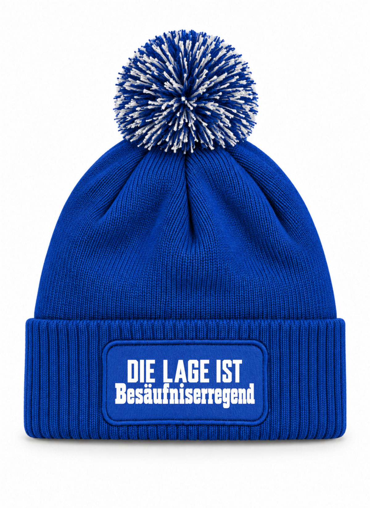 Die Lage ist Besäufniserregend 1.0 - Beanie mit Bommel