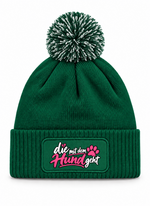 Die Mit dem Hund geht - Beanie mit Bommel