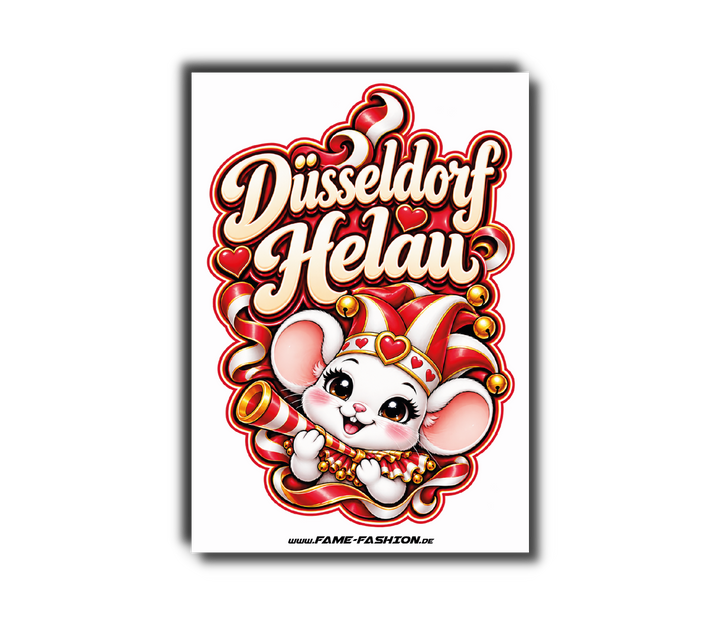 DÜSSELDORF HELAU - Karneval Sticker 1 Stk.