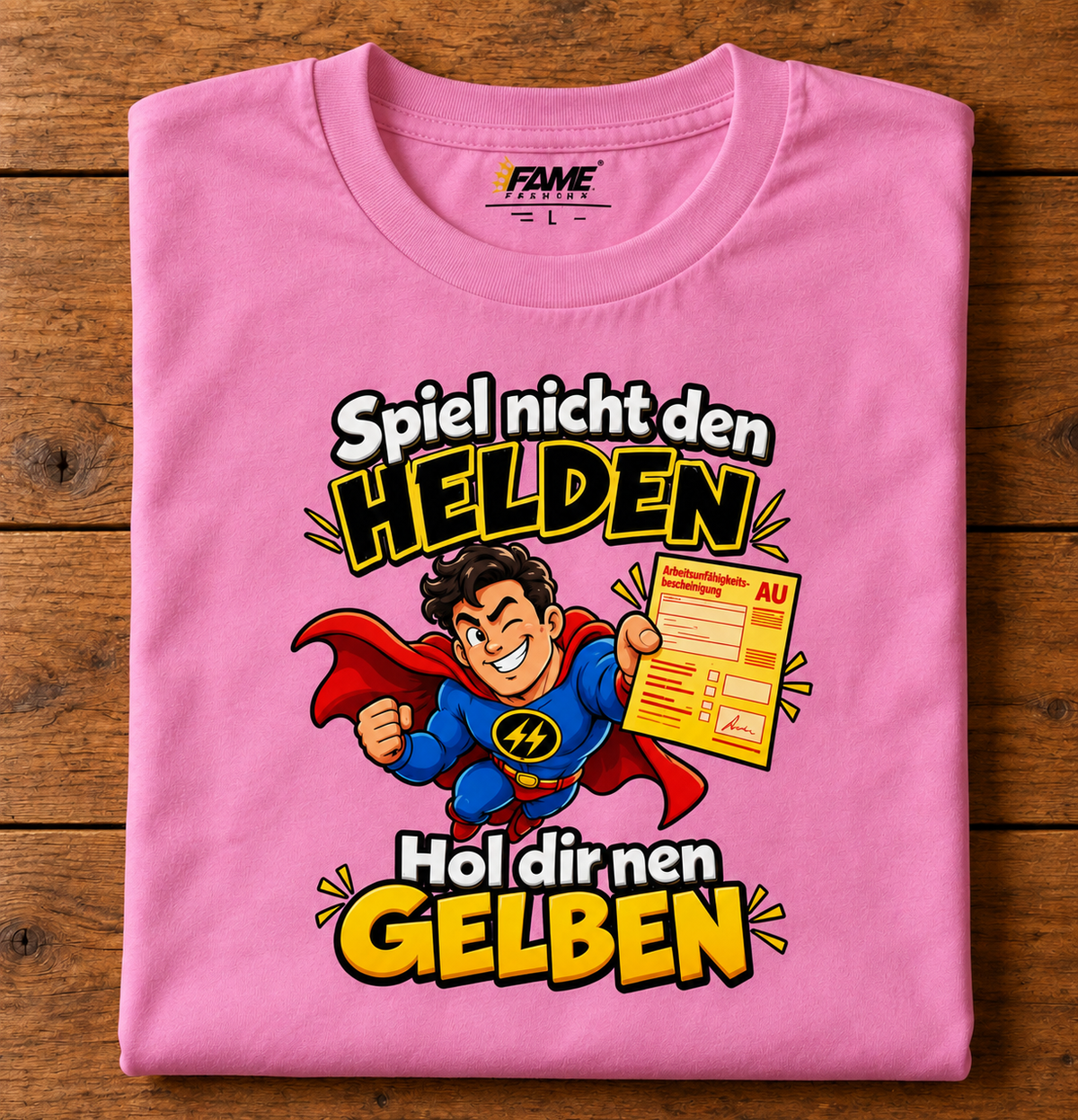 Spiel nicht den Helden... T-Shirt