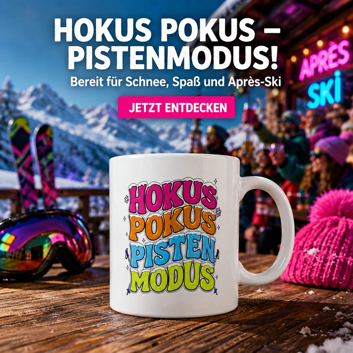 Hokus Pokus Pisten Modus...Tasse