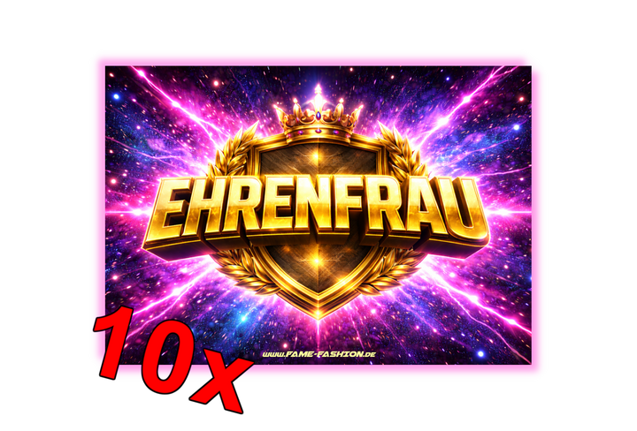 EHRENFRAU Malle Sticker