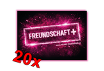 FREUNDSCHAFT + - Malle Sticker