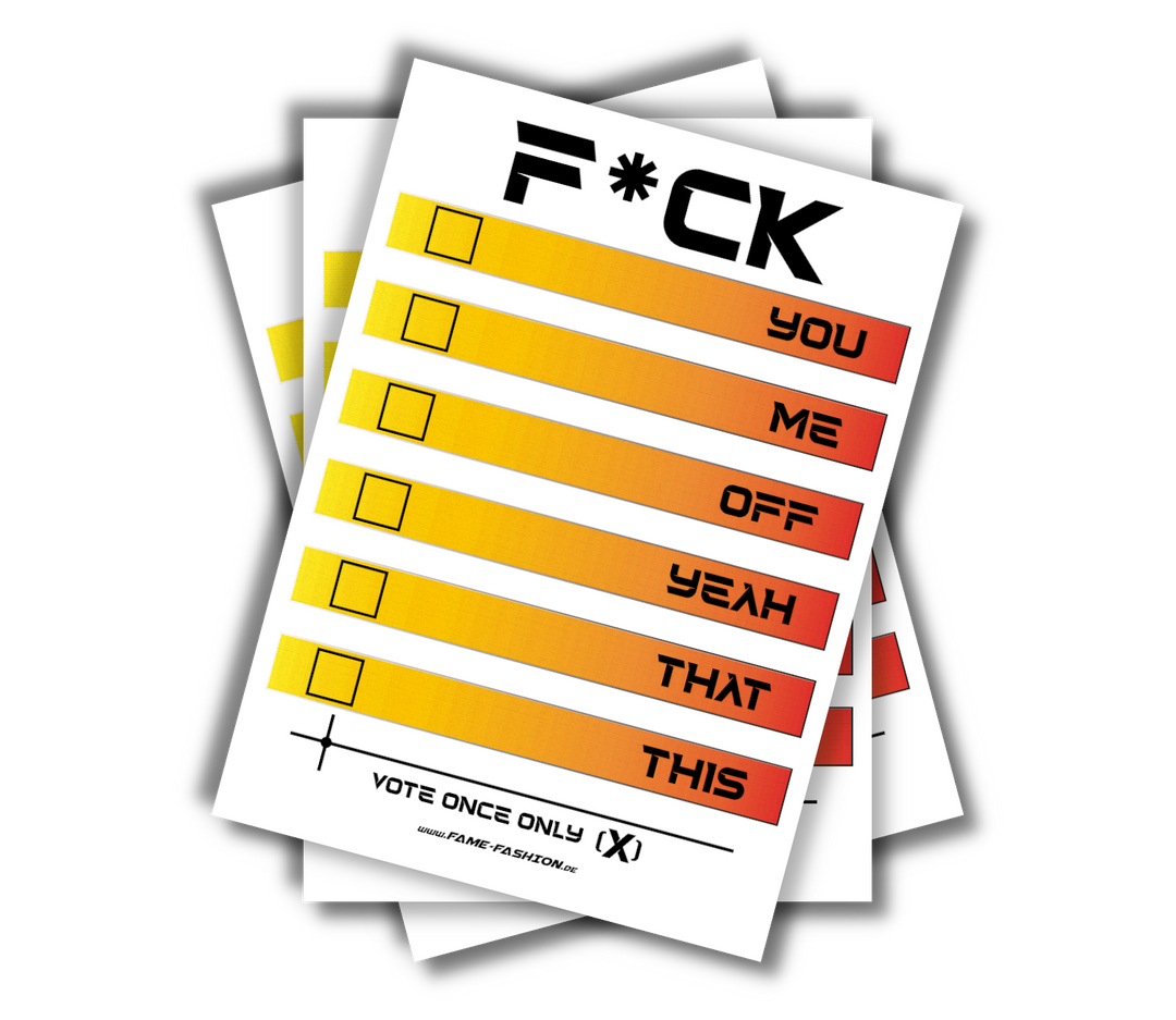 F_CK Malle Sticker