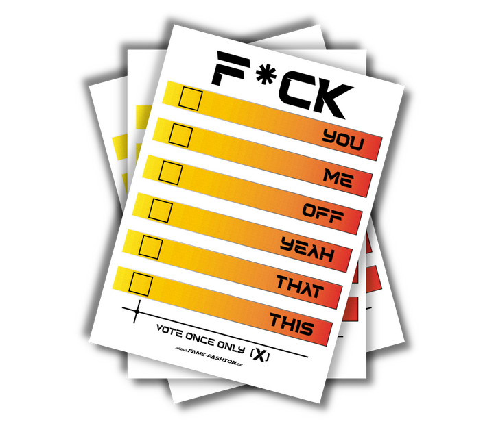 F_CK Malle Sticker