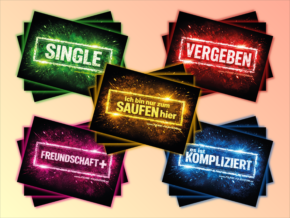 Flirt Malle Sticker-Set (50 Sticker)