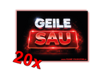 Geile Sau - Malle Sticker