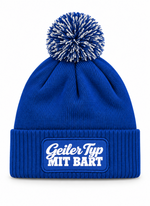 Geiler Typ mit Bart - Beanie mit Bommel