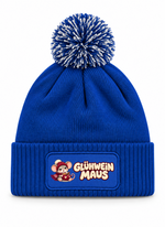 Glühwein Maus - Beanie mit Bommel